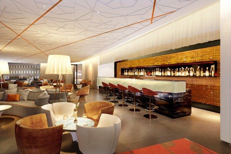 The Leela Ambience Convention Hotel Delhi Yeni Delhi Restoran fotoğraf The bar at the 101 bar